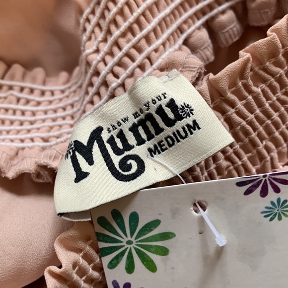 Show Me Your MuMu Hacienda Maxi Dress Dusty Blush M - Picture 11 of 12